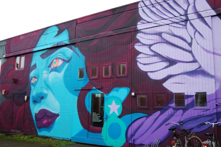 Street art in an industrial part of Groningen